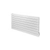 Radiateur électrique chaleur douce horizontal - 750 W - Inertie fluide caloporteur - Fassane Premium - Blanc - Acova