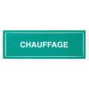 Étiquette autocollante - chauffage 100x30 - Coditherm