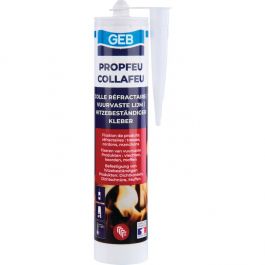 Colle refractaire COLLAFEU cartouche 310 ml - GEB - Mastic