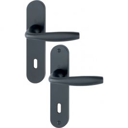 APECS H-0203 PZ Poignée De Porte Ronde En Acier Inoxydable Mat[424