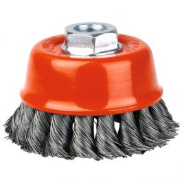 Lot De 8 Brosses De Ponçage Torsadées 65 Mm M14 - Brosse Métallique Pour Meuleuse