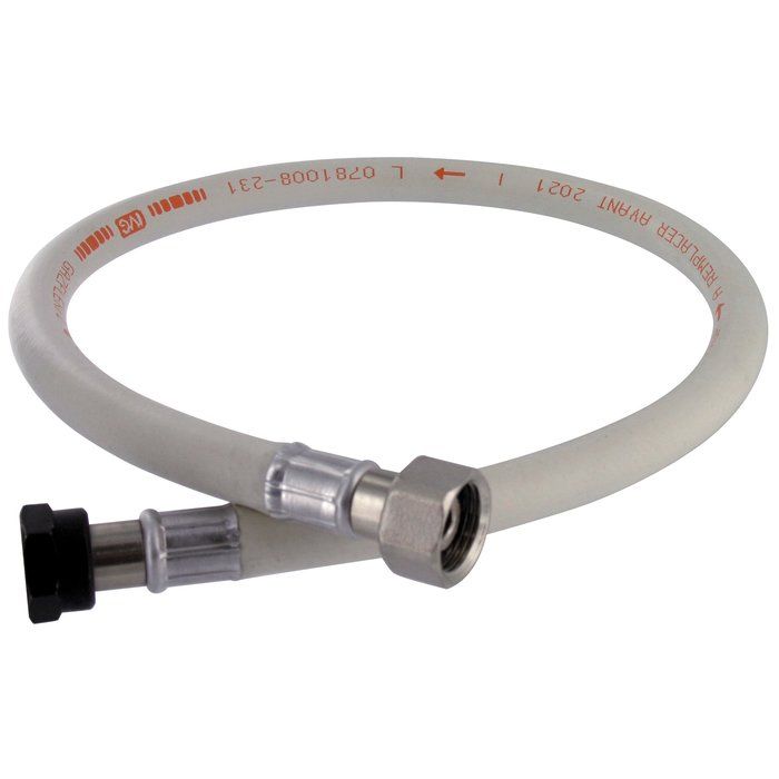 Flexible caoutchouc écrous sertis - 1,5 m - Eurogaz