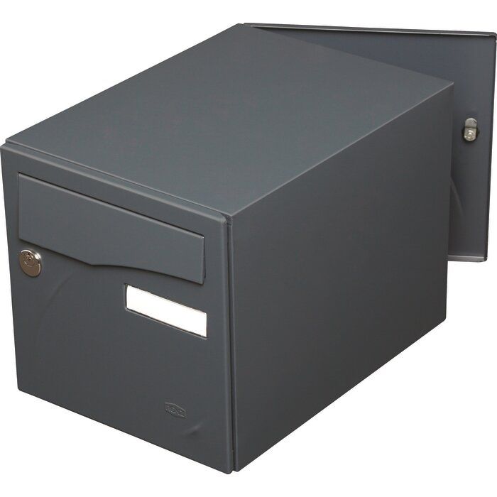 Boîte aux lettres individuelle double face - Gris anthracite - Préface  - Renz