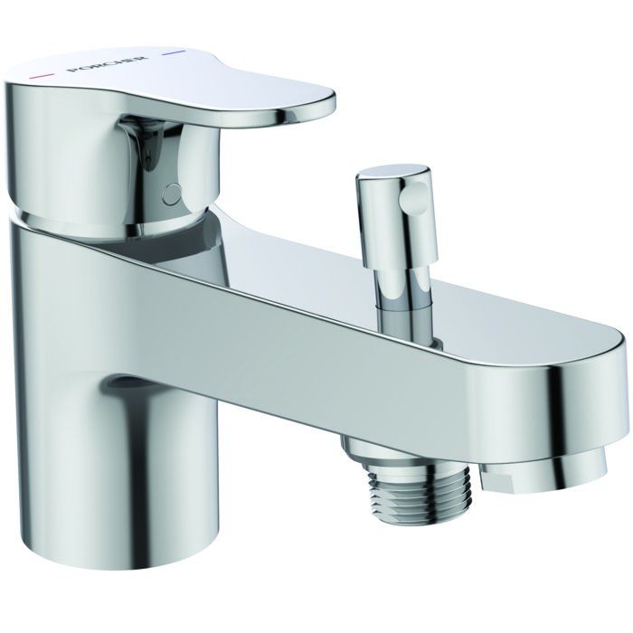 Mitigeur bain chromé - 122 x 156 mm - bec fixe - 20,4 L/min - Olyos - Porcher