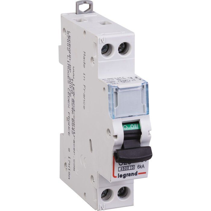 Disjoncteur vis / vis DNX3 4500 - départ - 4,5 kA - courbe C - 25 A - Legrand