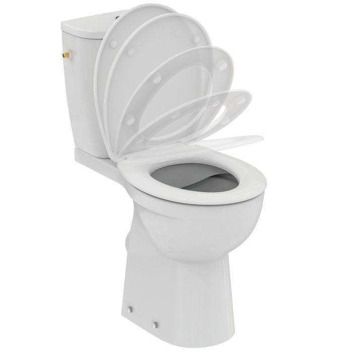 Pack WC ULYSSE surélevé à poser sans bride - 36,5 x 66 x 85 cm - Ulysse - Porcher