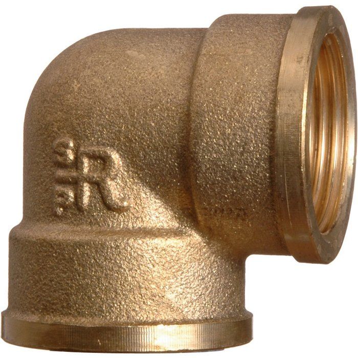 Raccord laiton coudé 90° à visser - F 3/4" - Comisa
