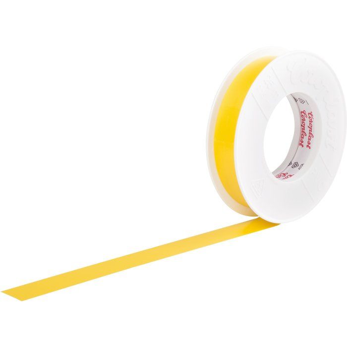 Bande auto-adhésive de protection jaune - Rouleau de 25 m x 19 mm - Chuchu Decayeux