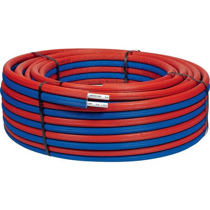 Tube multicouche pour sanitaire -  Ø16 mm - 2 x 50 m - RIXc - Henco