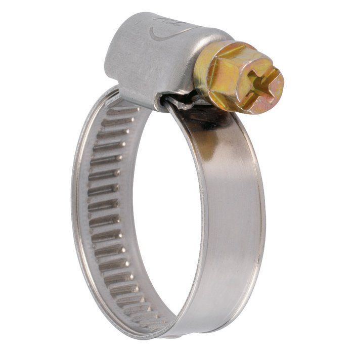 Collier bande non perforée W2 inox / acier zingué - Largeur 9 mm - Serrage 20 à 32 mm - Boîte de 50 pièces - Ace