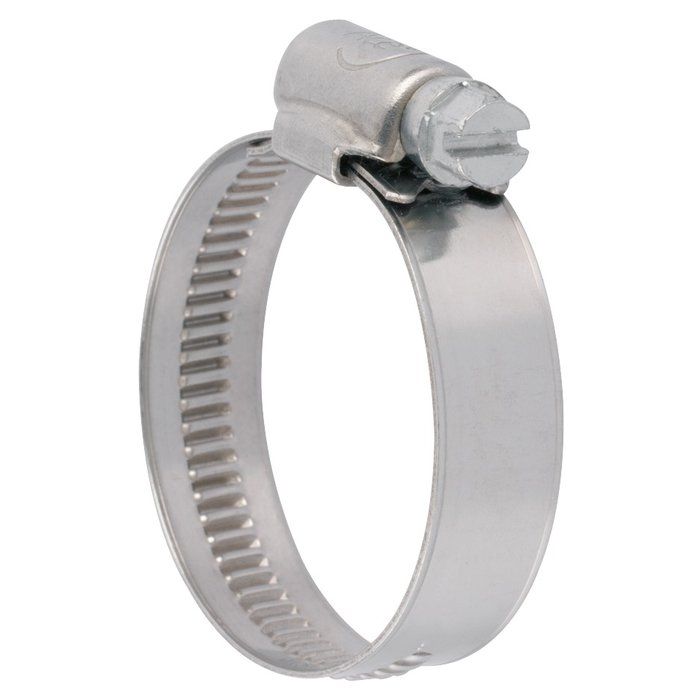 Collier bande non perforée W4 inox - 12 mm - Serrage 32 - 50 mm - Boîte de 25 pièces - Ace