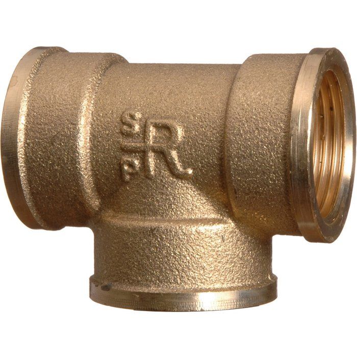 Raccord laiton en T à visser - F 3/4" - Comisa