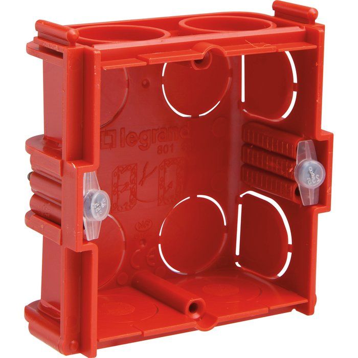 Boîte d'encastrement maçonnerie - 71 x 71 x 30 mm - 1 poste - Batibox - Legrand