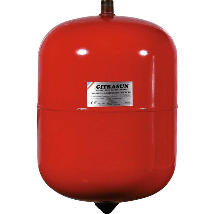 Vase d'expansion pour installation solaire - 25 L - Gitral