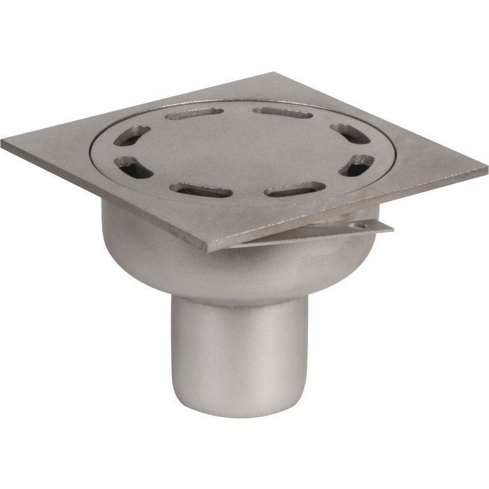 Siphon de sol inox - 100 x 100 mm - ACO