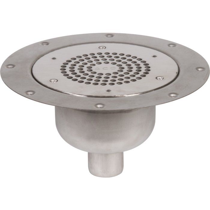 Siphon de sol inox - Pour sols souples - ACO