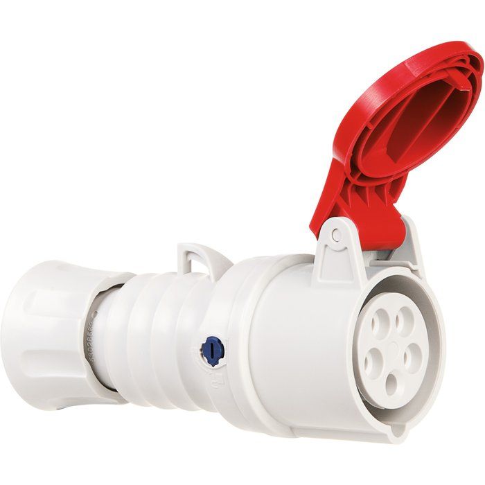 Prise mobile droite protégées - 16A - 400V - 3P+N+T - Gewiss