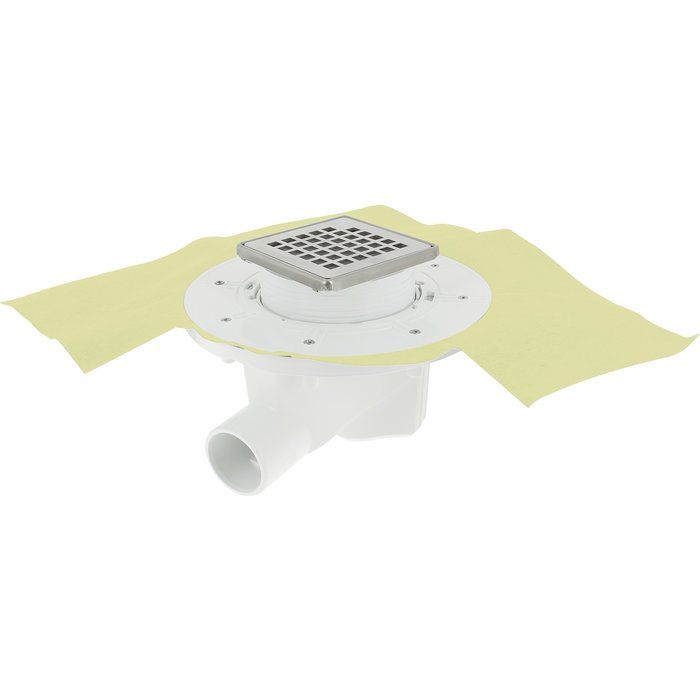 Siphon Horizontal pour douche carrelée - 100 x 100 mm - Docia Sicax - Nicoll