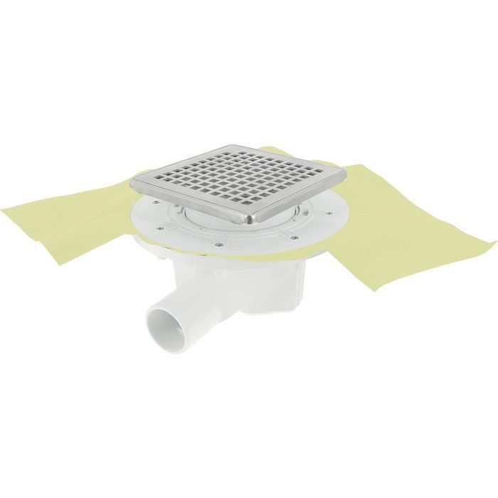 Siphon Horizontal pour douche carrelée - 150 x 150 mm - Docia Sicax - Nicoll