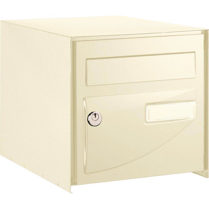 Boîte aux lettres individuelle - Beige ton pierre - Double face - Probat - Decayeux