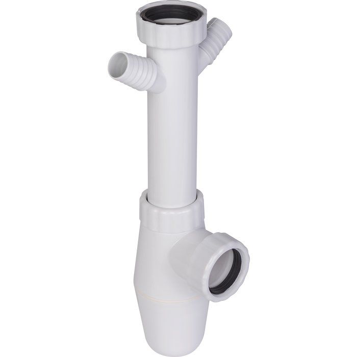 Siphon d'évier avec prise M.A.L. - 1