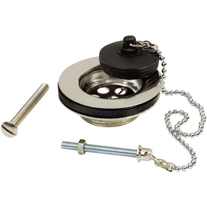 Bonde laiton à bouchon, ø 63 - Sélection Cazabox