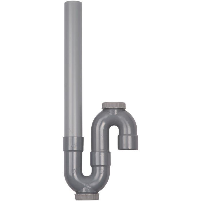Siphon plastique M.A.L. - sortie verticale - Regiplast