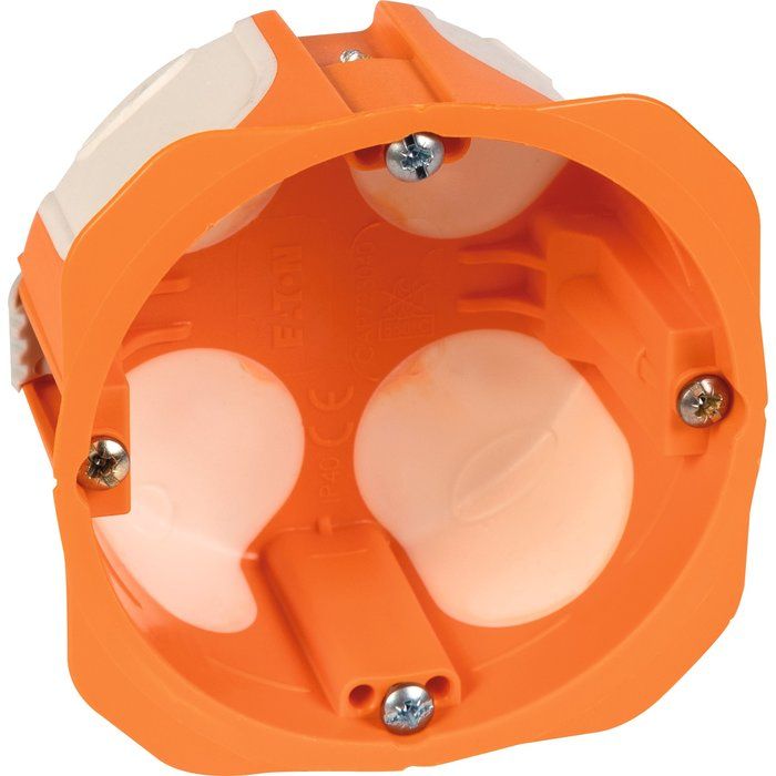 Boîte d'encastrement simple  - Ht 40 - 4 entrées - Capri