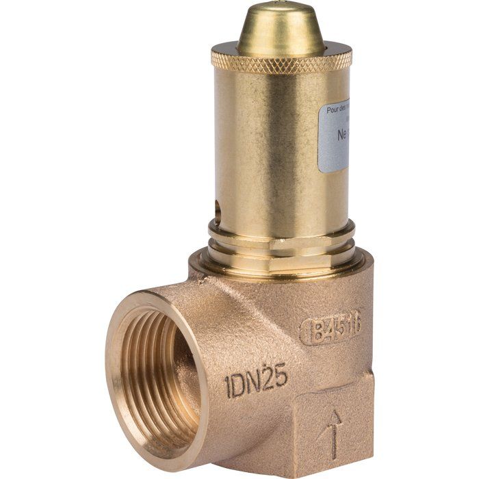 Soupape de sécurité à membrane - F 1" - 7 bar - Thermador