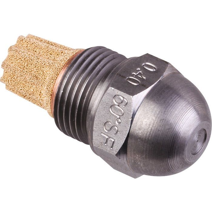 Gicleur fioul Fluidics type SF -  Angle 60° - Débit 0,60 kg/h - CBM