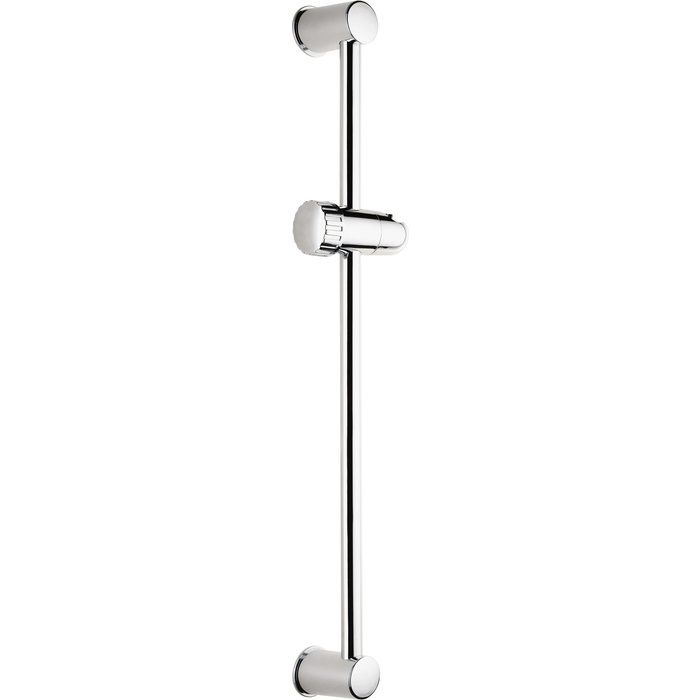 Barre de douche chromée avec curseur molette - Ø 19 mm - Odyssea