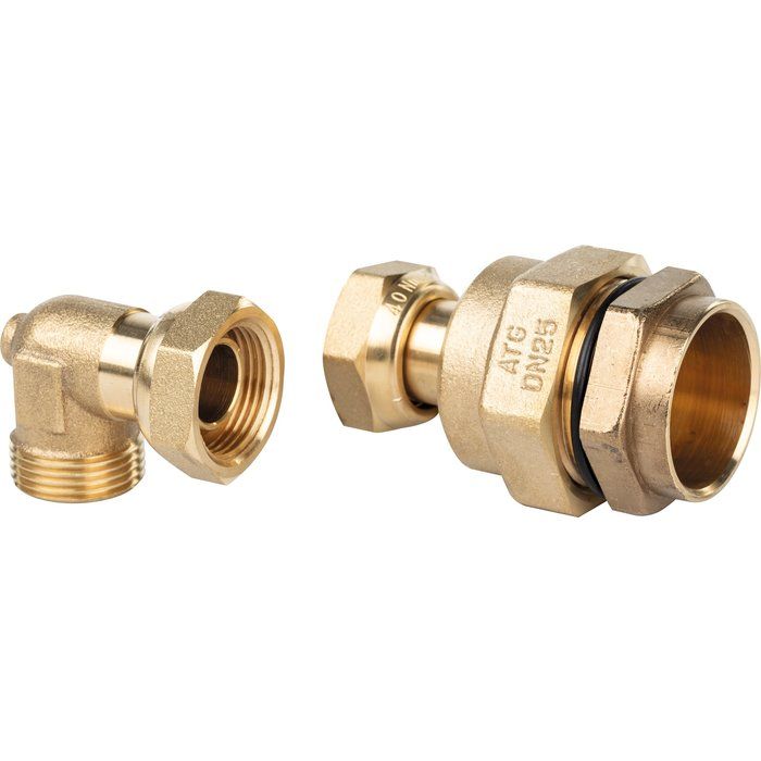 Coude 90° de transition PLT Flexiclic clap Chuchu Decayeux - Femelle - Joint plat - DN 25