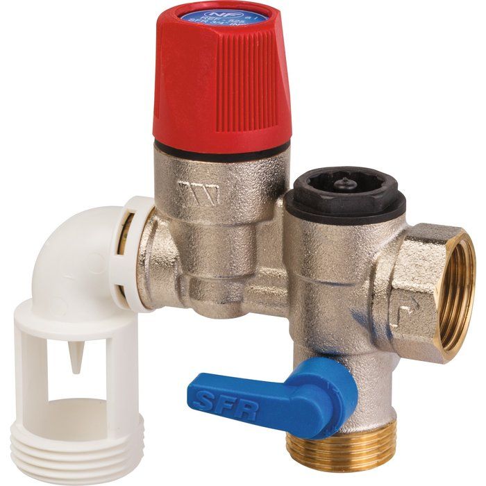 Groupe de sécurité coudé - Inox - Watts industries