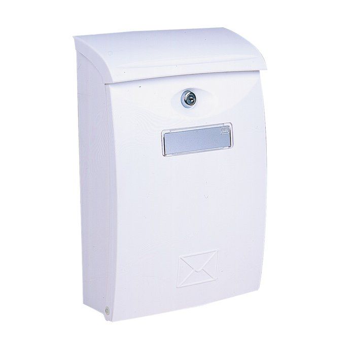 Boîte aux lettres individuelle blanc signalisation - Simple face - Plein air - Decayeux