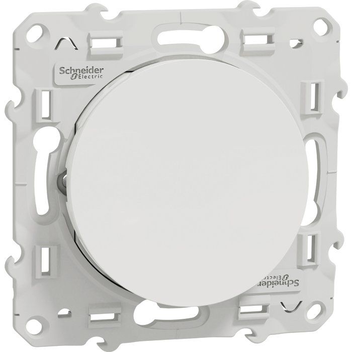 Poussoir - Odace - 10 A - Blanc