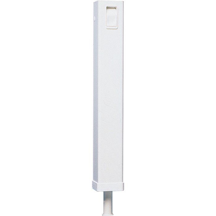 Réservoir WC apparent Tubchasse – Modèle semi-bas – Alimentation latérale - Chasse interrompable 6 L  – PVC blanc – Clara