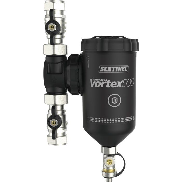 Filtre magnétique compact Eliminator Vortex 500 - Tube Ø 28 mm - Sentinel