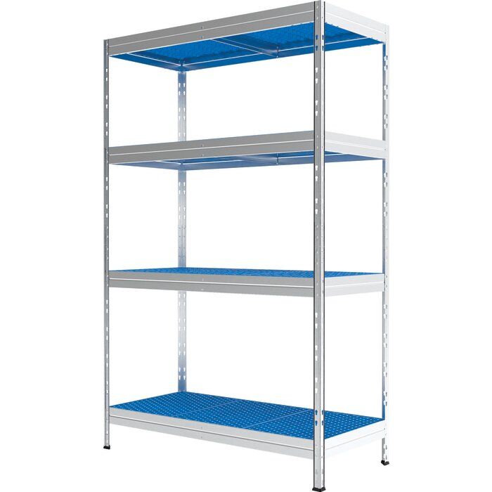Étagère de rangement sur 4 niveaux - 180 x 111 x 50 cm - Modèle L - Horeca - Shelving