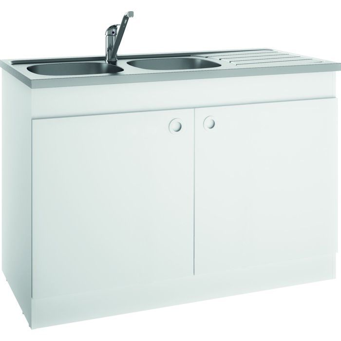 Meuble sous eviers decliq 2p - Néova