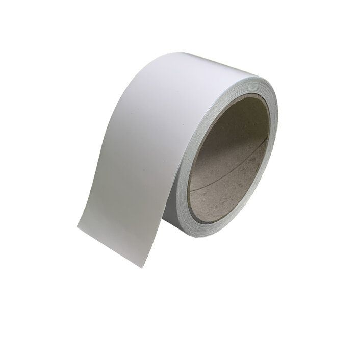 Ruban adhésif de repérage blanc - Pour surface vitrée - Rouleau de 10 m x 50 mm - Wattelez