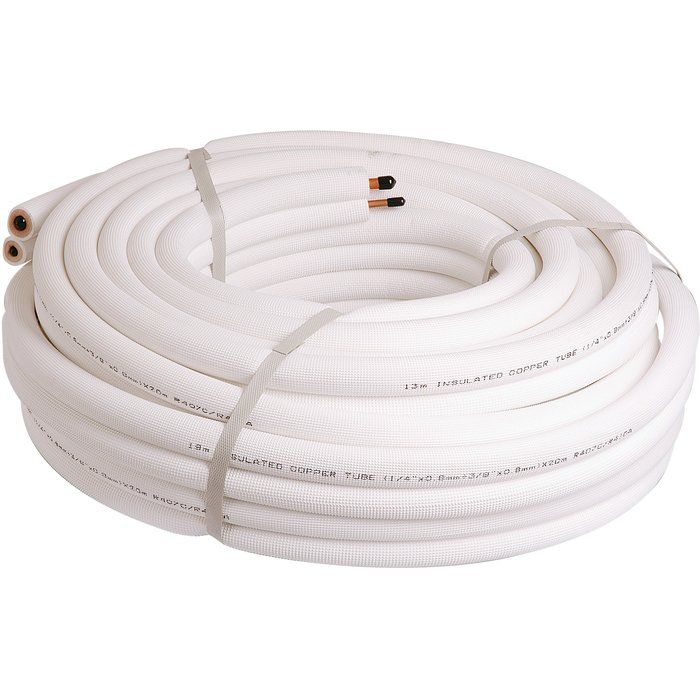 Couronne frigorifique double isolé - 20 M - 1/4 - 3/8 - Reynolds cuivre