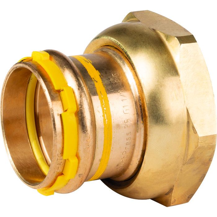 Raccordo Diritto Intermedio ø25/2,5 X 25/2,5 Pexal Brass - Raccordo A Brass Raccordo A Pressare Vs0170012 87432305