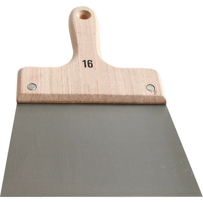 Couteau à enduire manche bois - 8cm - Outibat