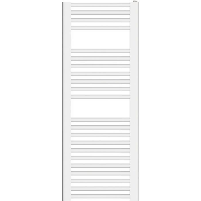 Sèche-serviettes eau chaude étroit blanc - 456 W - 430 x 1118 mm - Raccordement standard - Compatible mixte - Ares - Irsap