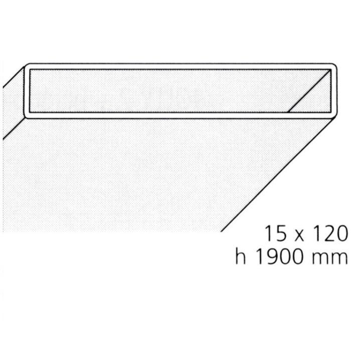Profilé de compensation Lunes 2.0 - 15x120 - Novellini
