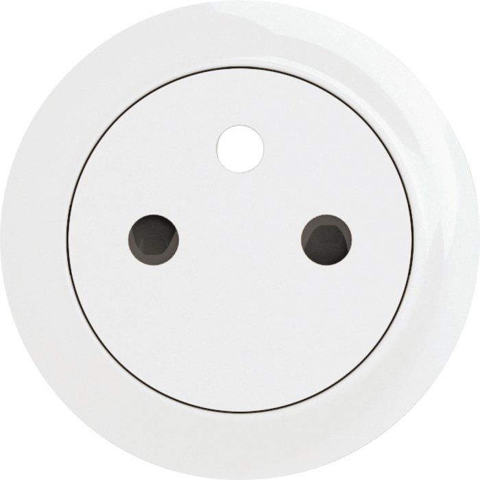 Enjoliveur blanc - Prise 2P+T surface confort  - Céliane - Legrand