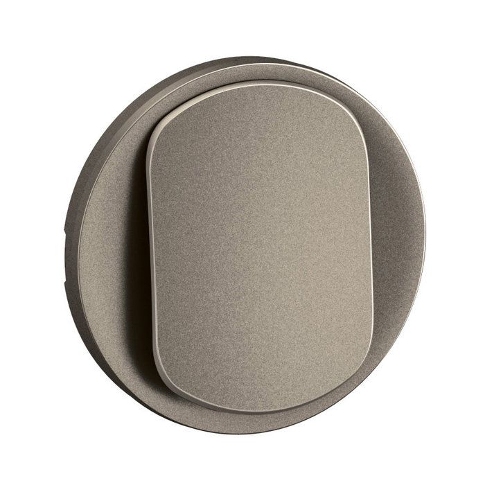 Enjoliveur titanium - Interrupteur et ou va-et-vient - Céliane - Legrand
