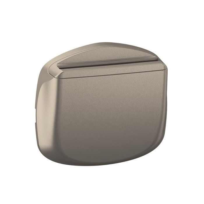 Enjoliveur titanium - Interrupteur à badge pour hotel - Céliane - Legrand