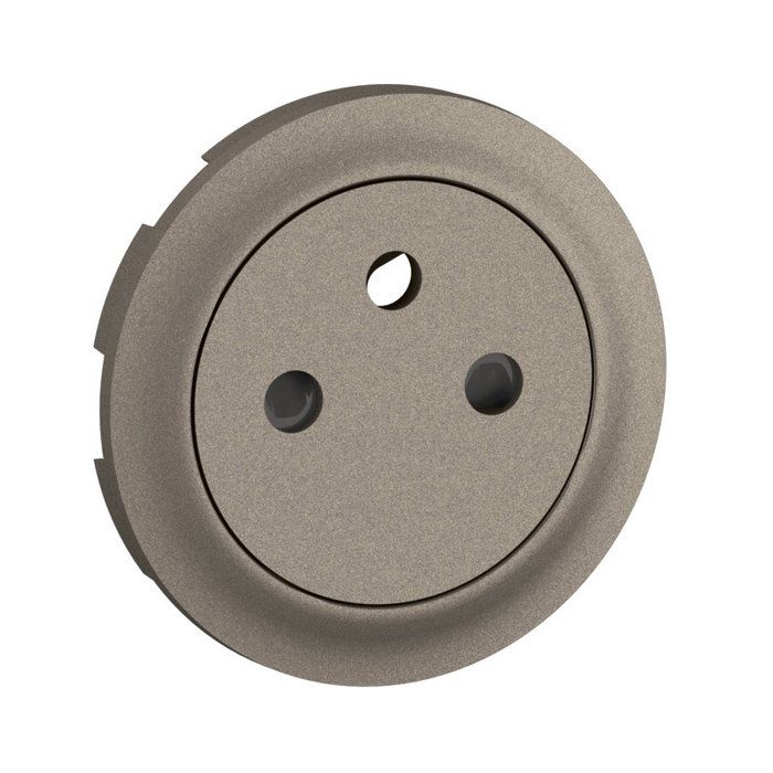 Enjoliveur titanium - Prise 2P+T surface confort - Céliane - Legrand