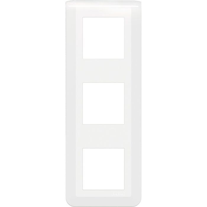Plaque de finition verticale Mosaic - 3x2 modules - Blanc - Legrand